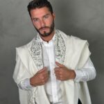 טלית מהודרת סריג נקודות