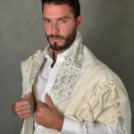 טלית מהודרת סריג נקודות