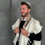 טלית מהודרת ז׳מש בז כהה