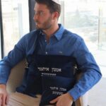 סט כיסויים קטיפה כחול כהה