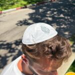כיפה האש שלי-קטיפה לבן