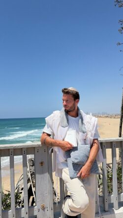 ⁦טלית דגם BLUE LINE⁩ – תמונה ⁦3⁩